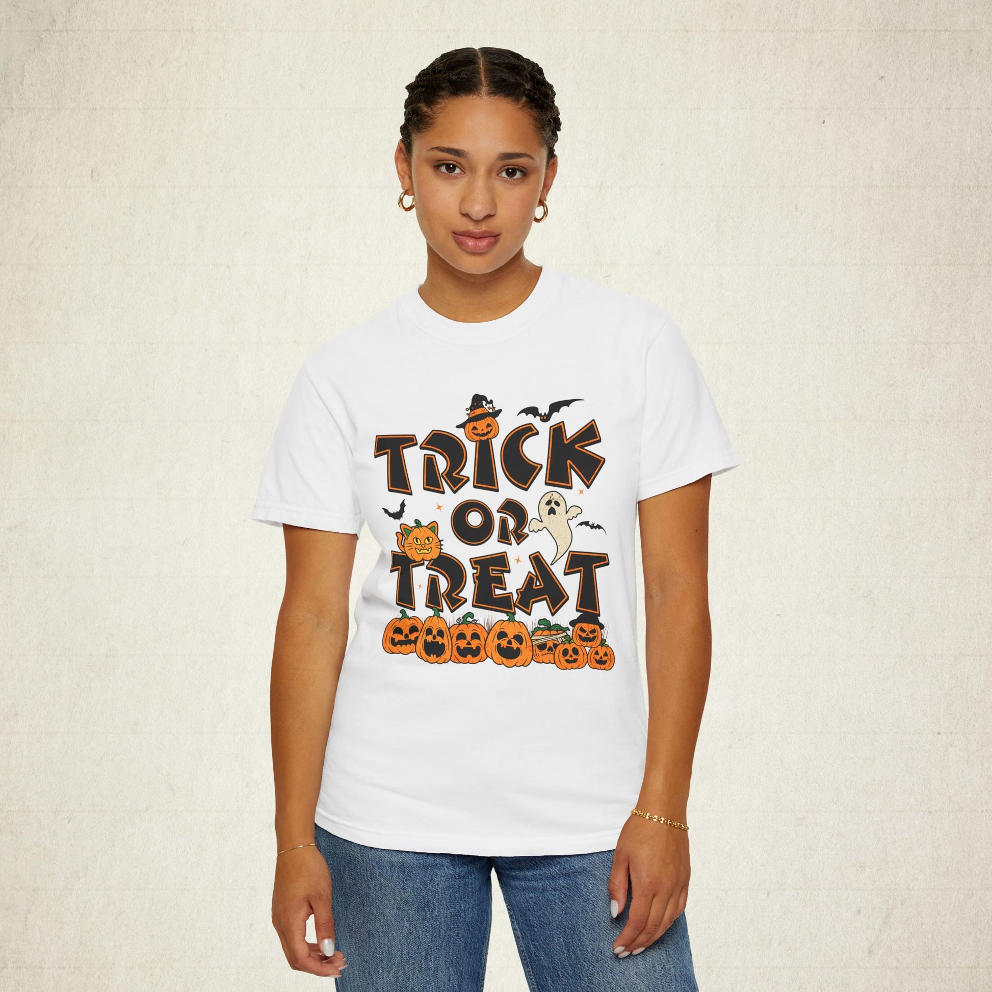 Trick or Treat White Halloween Unisex T-Shirt