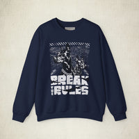 Break The Rules Crewneck Unisex Sweatshirt