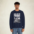 Dog Lovers' Crewneck Sweatshirt featuring a Dog Lovers design, crewneck sweatshirt