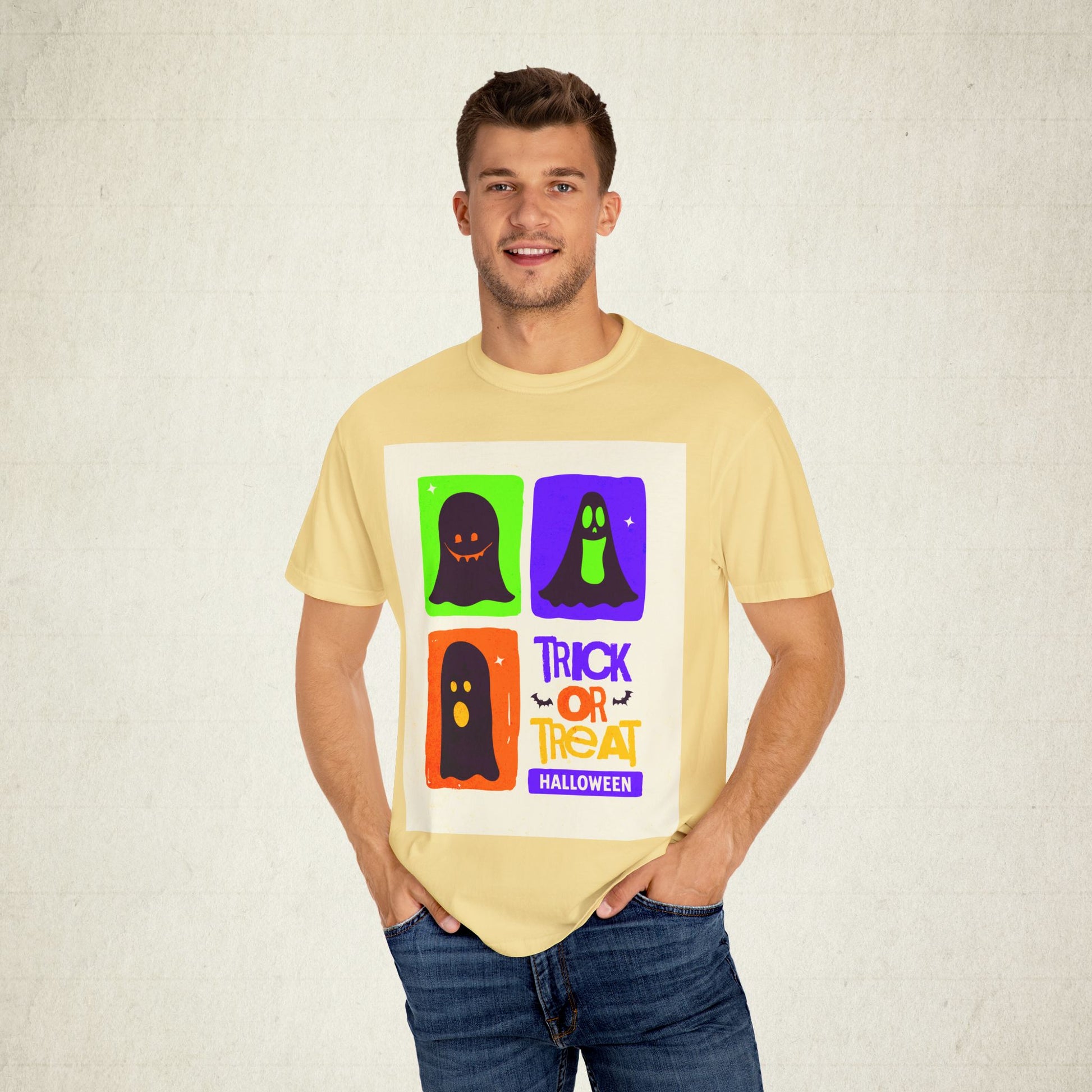 Trick or Treat Halloween Ghost Unisex T-Shirt