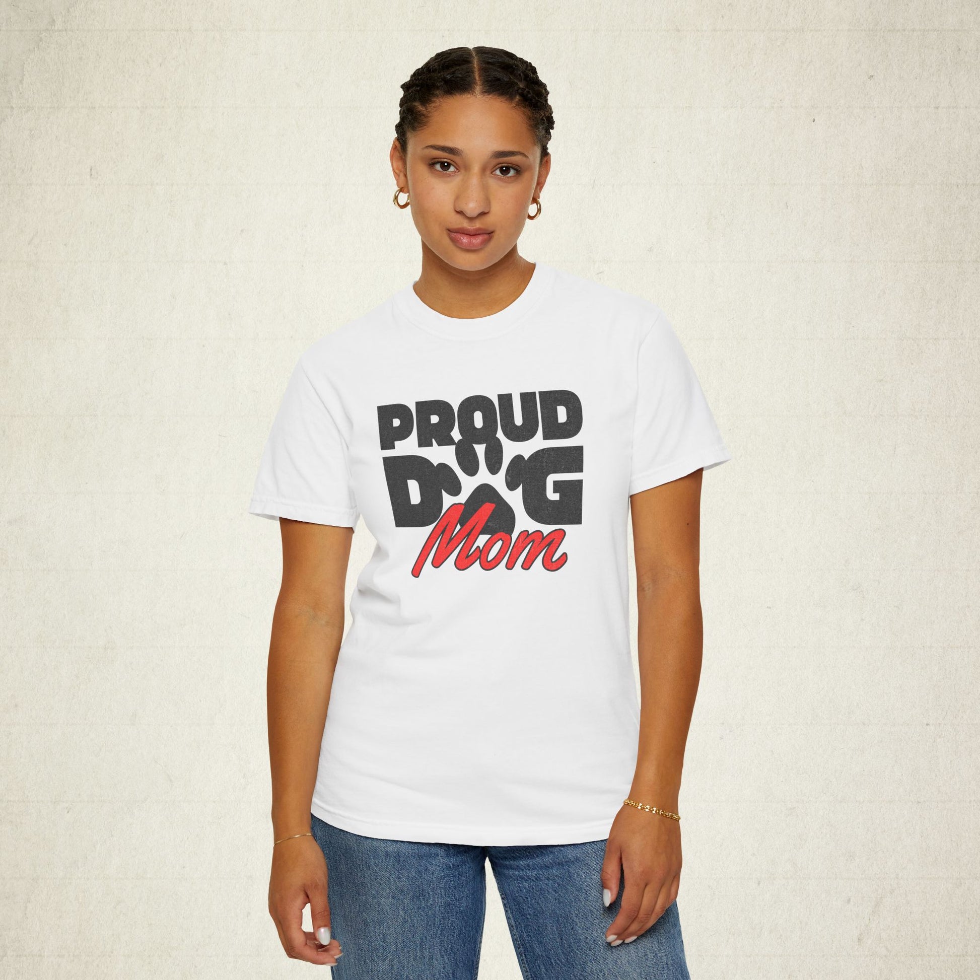 Proud Dog Mom Women T-Shirt