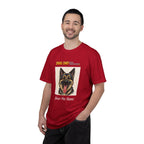 Custom Dog Dad Caricature T-Shirt | Personalized Pet Portrait Tee
