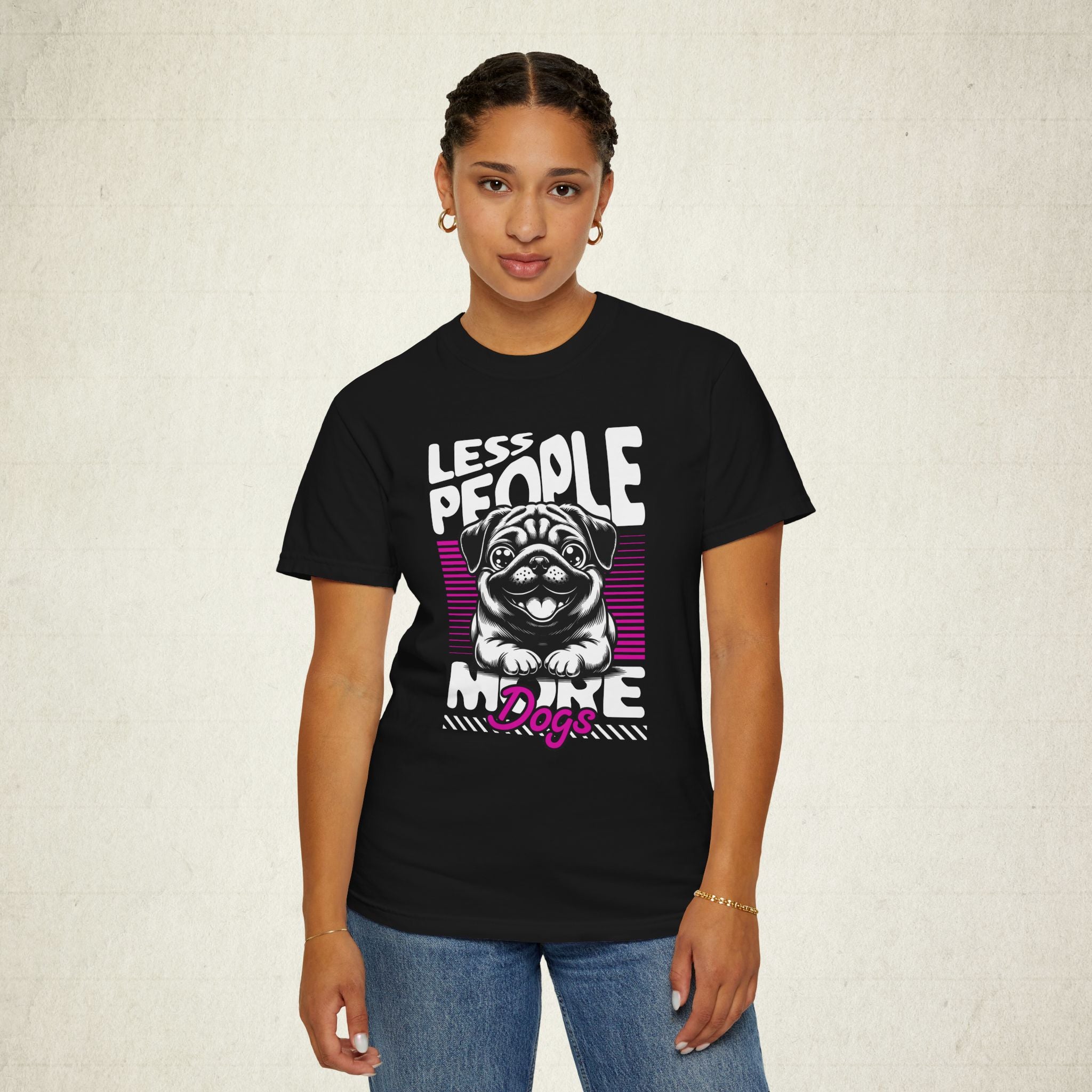 Less People More Dogs Women T-Shirt