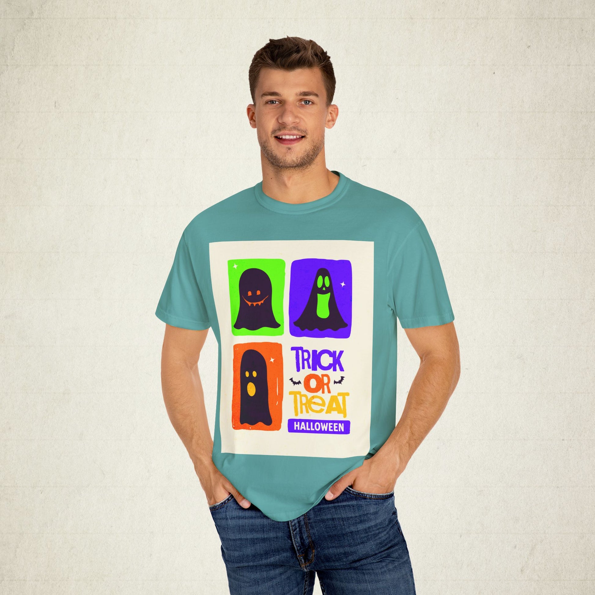 Trick or Treat Halloween Ghost Unisex T-Shirt