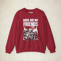 Dog Lovers' Crewneck Sweatshirt featuring a Dog Lovers design, crewneck sweatshirt