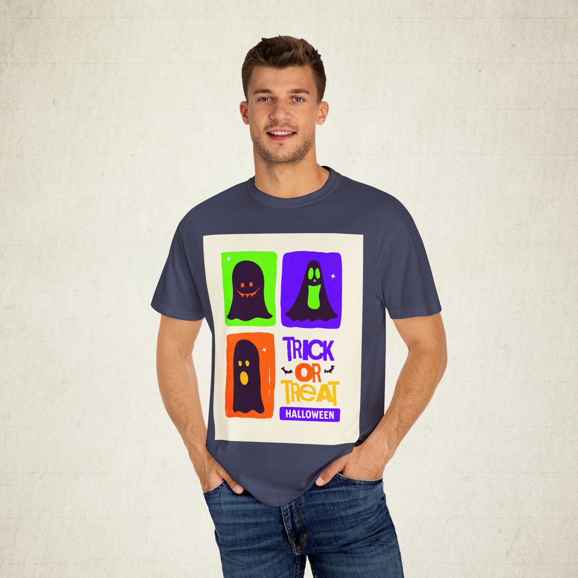 Trick or Treat Halloween Ghost Unisex T-Shirt