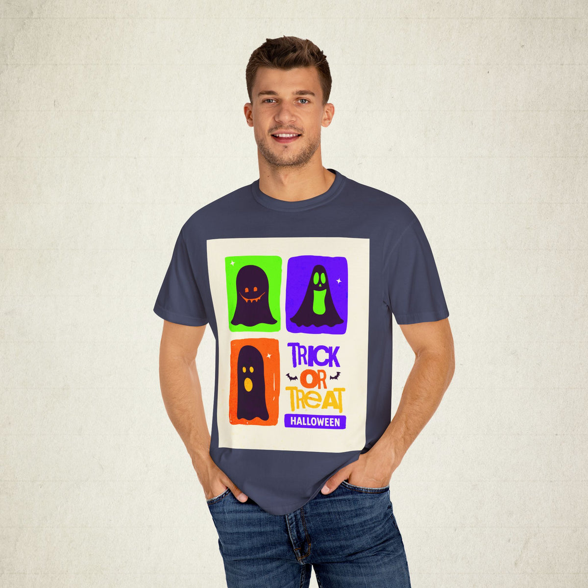 Trick or Treat Halloween Ghost Unisex T-Shirt