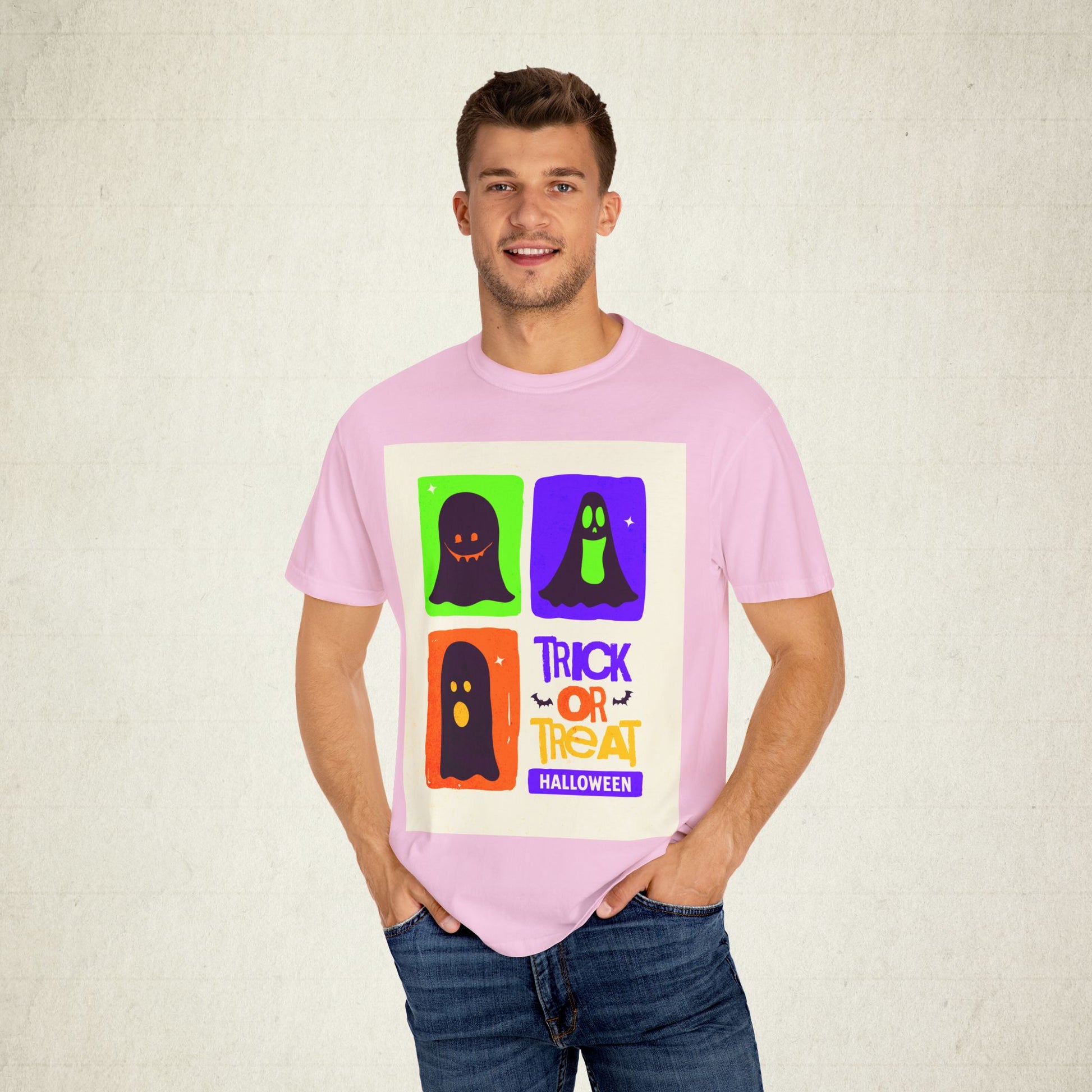 Trick or Treat Halloween Ghost Unisex T-Shirt