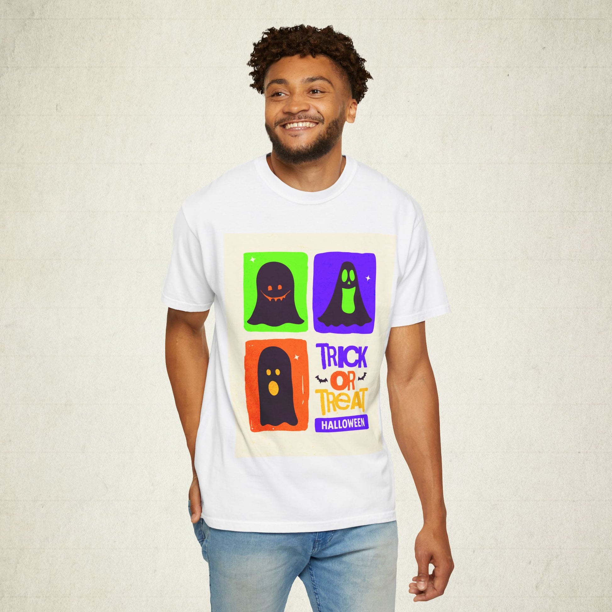 Trick or Treat Halloween Ghost Unisex T-Shirt