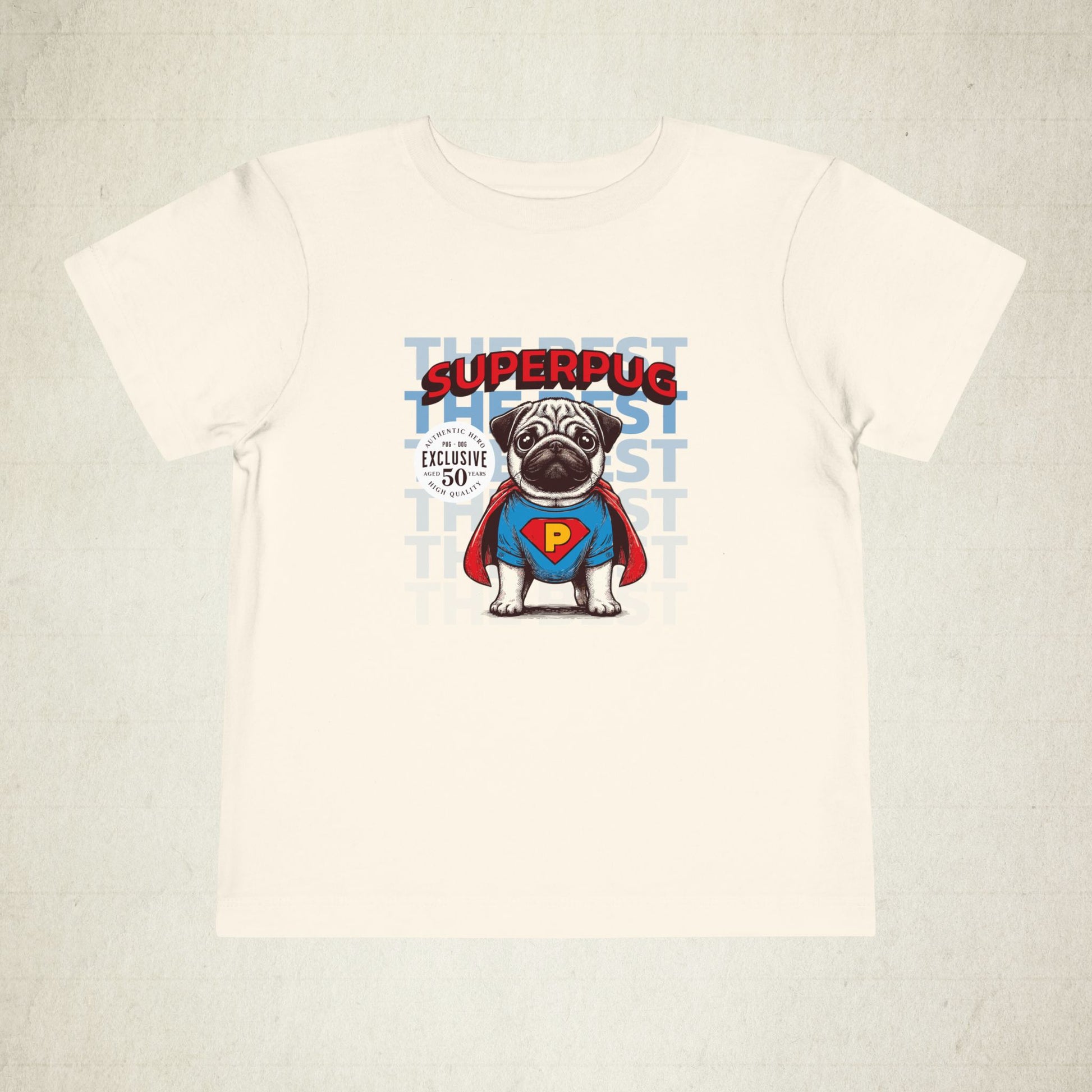 Super Pug Toddler Tee