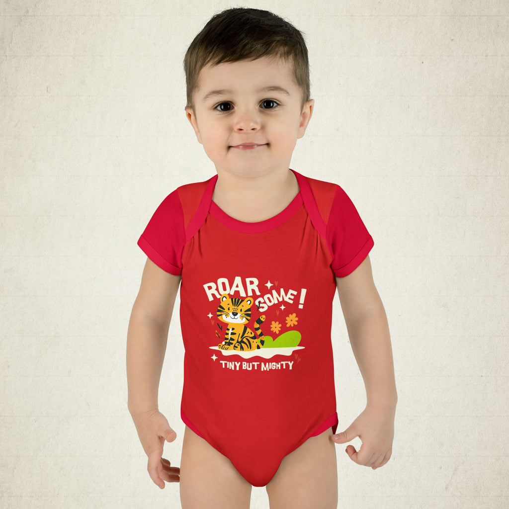 Adorable Infant Bodysuit with "Roar-some" Tiger Design