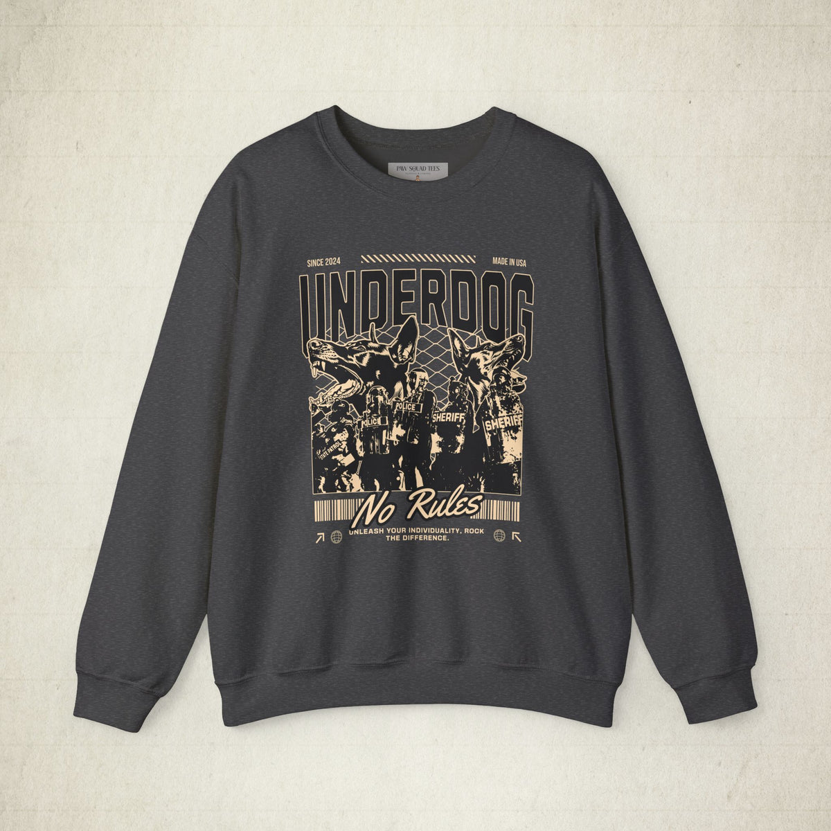 Underdog No Rules Crewneck Sweatshirt featuring a Underdog: No Rules design, crewneck sweatshirt