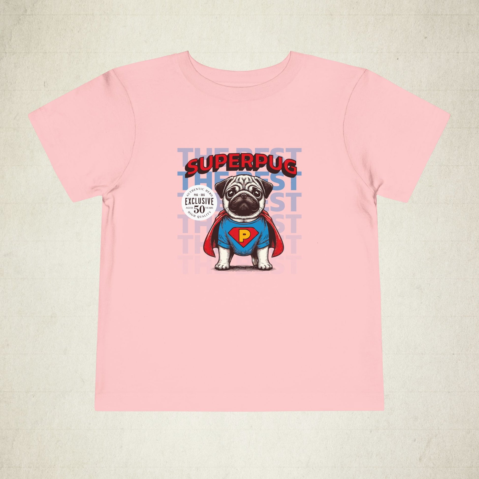 Super Pug Toddler Tee