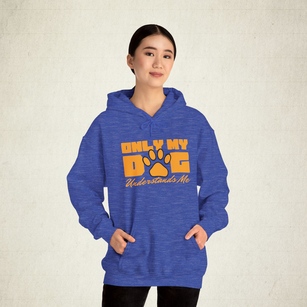Only My Dog Understands Me Hoodie featuring a Only My Dog Understands Me design, pullover hoodie