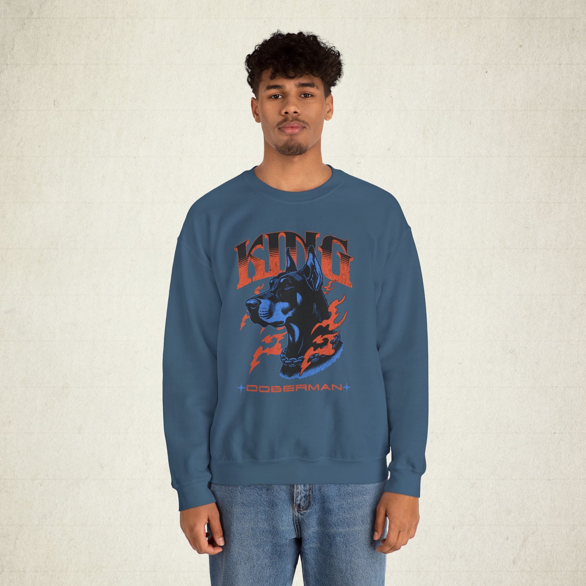 Bold Doberman King Unisex Sweatshirt