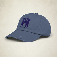 Cat Mom Distressed Cap