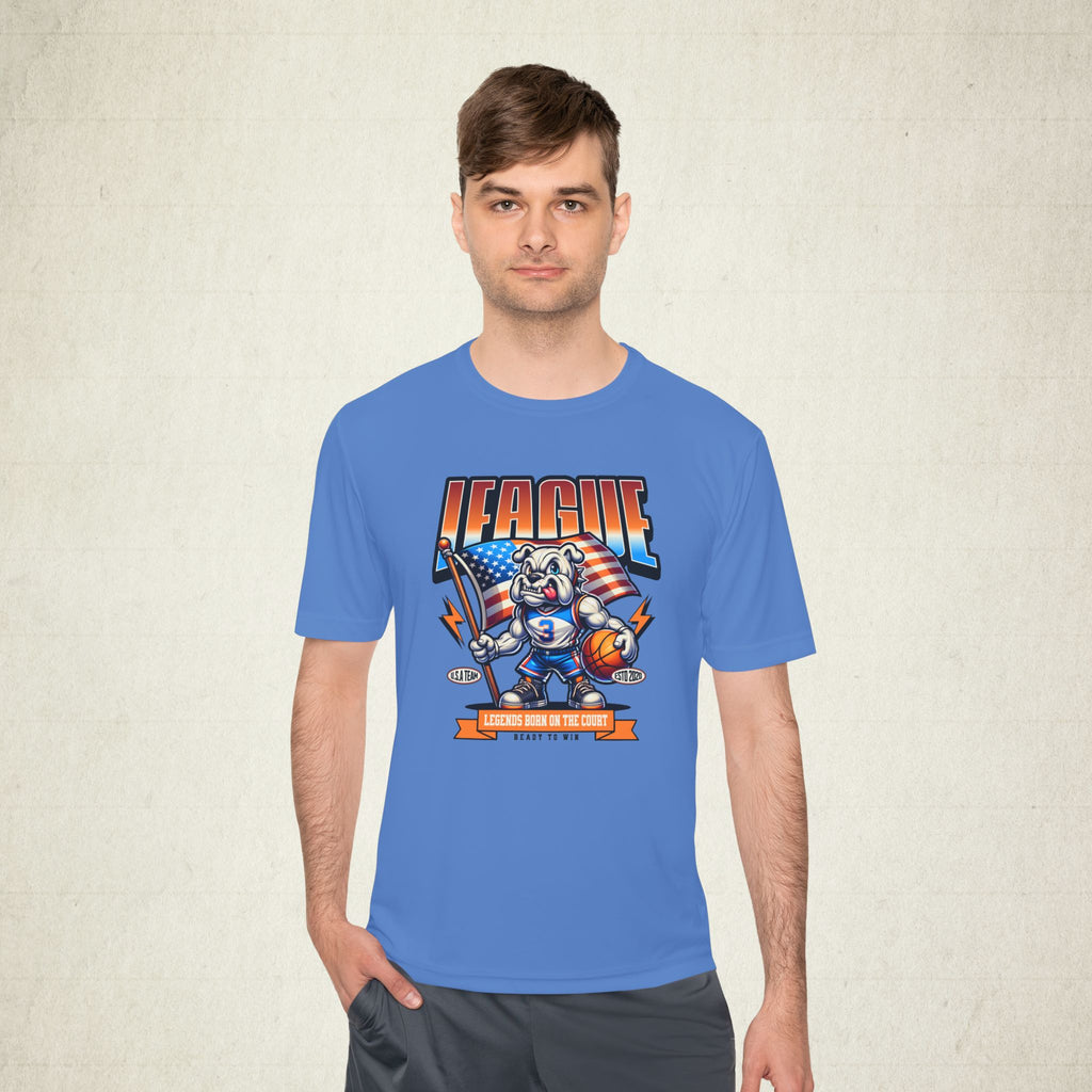 League Champion Moisture Wicking Men Activewear T-shirt