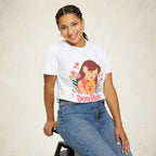 Dog Mom Floral Graphic Tee featuring a Dog Mom design, graphic tee