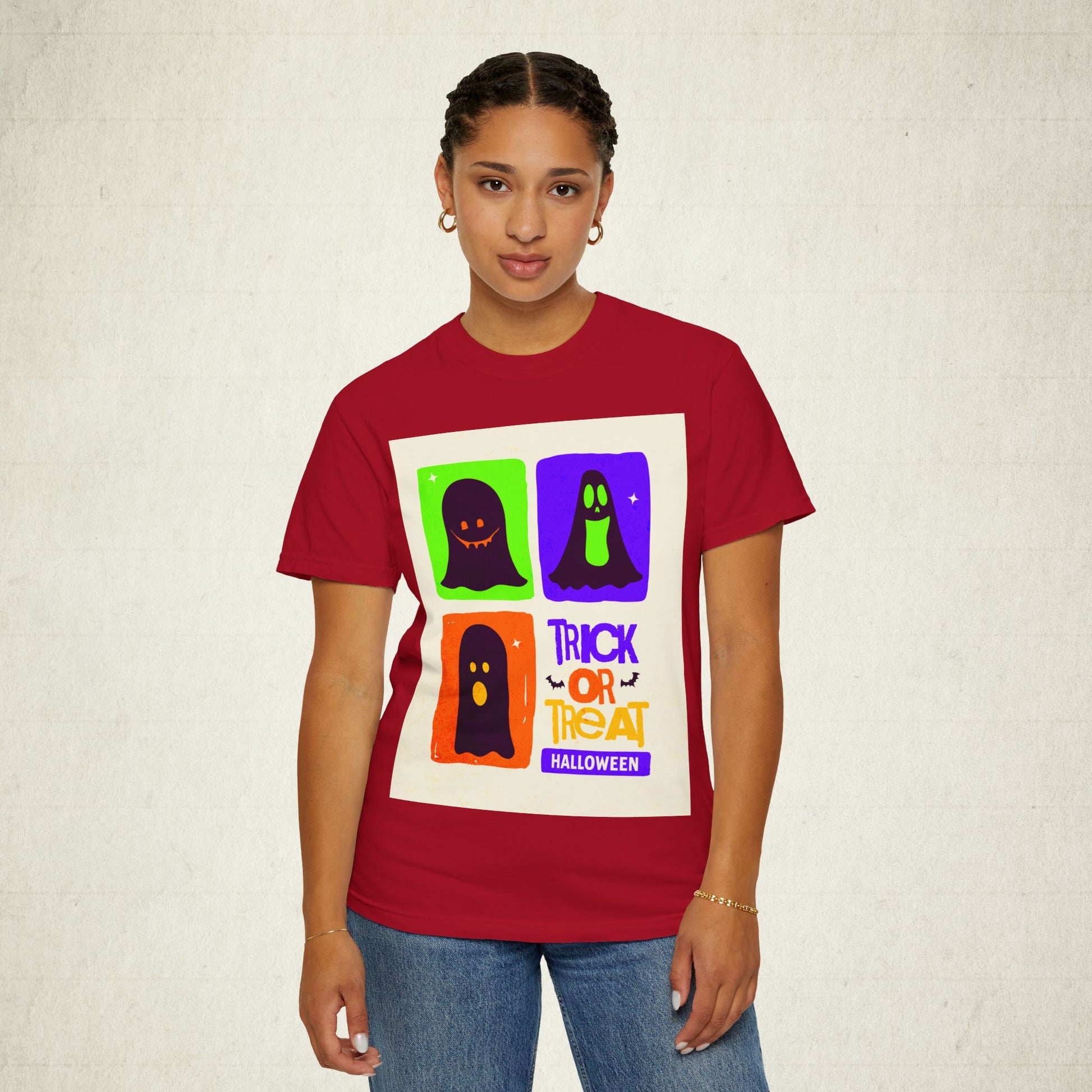 Trick or Treat Halloween Ghost Unisex T-Shirt