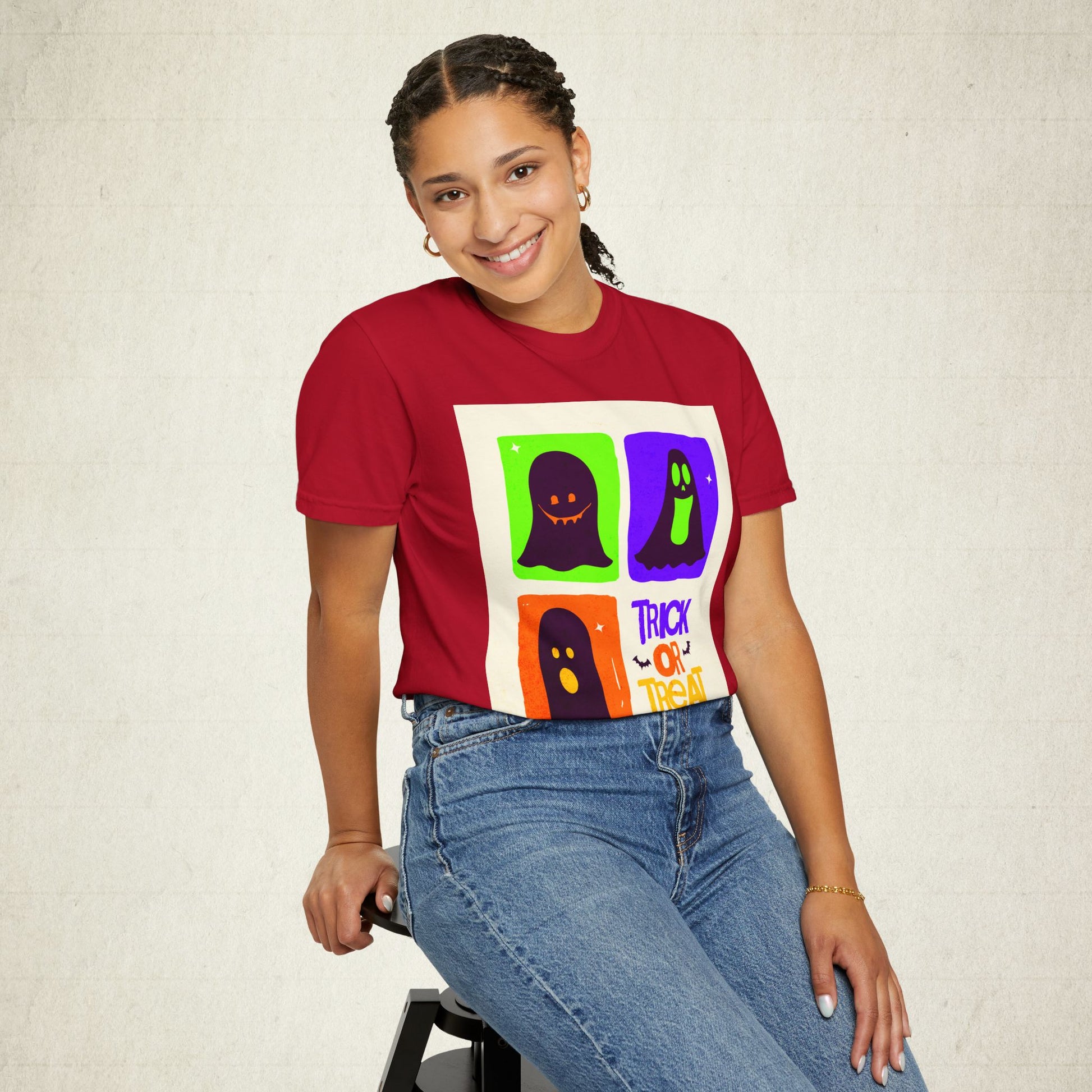 Trick or Treat Halloween Ghost Unisex T-Shirt