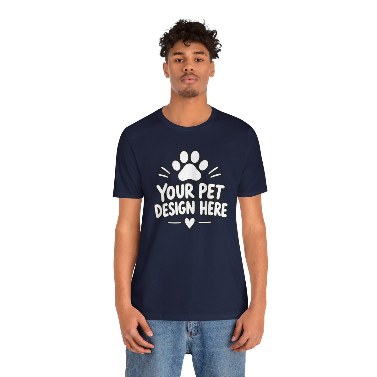 Custom Pet Caricature T-Shirt – Personalized Pet Portrait Tee