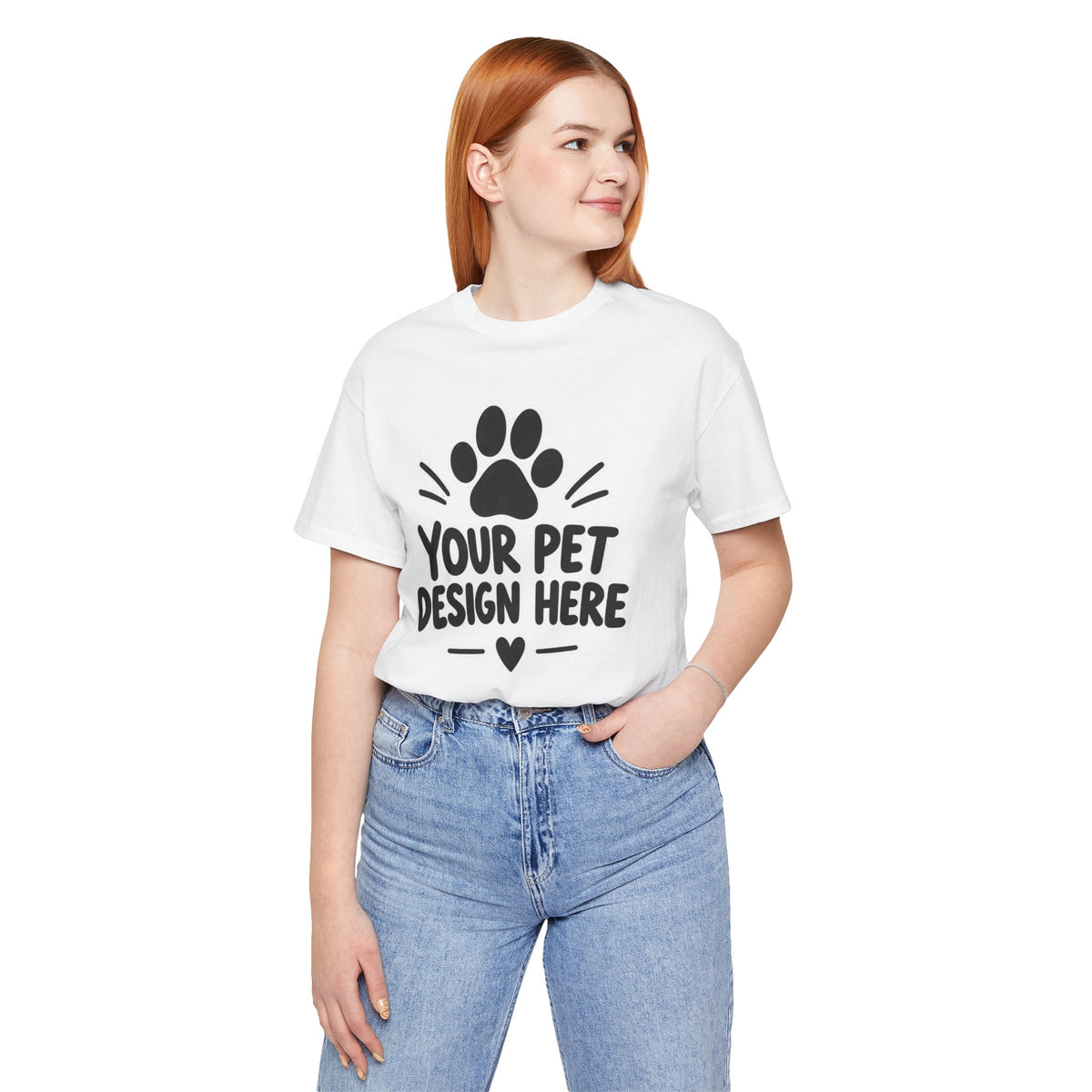 Custom Pet Caricature T-Shirt – Personalized Pet Portrait Tee