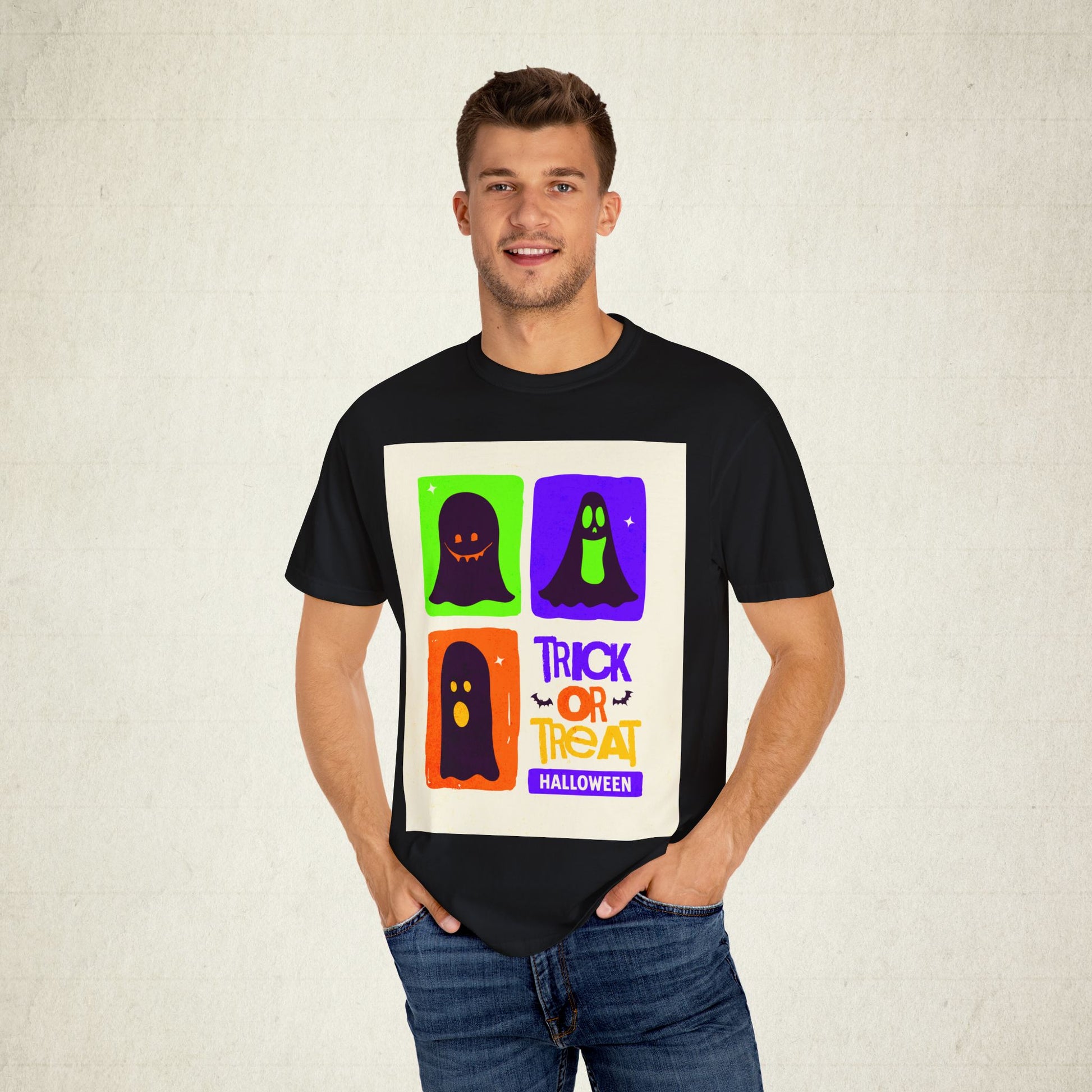 Trick or Treat Halloween Ghost Unisex T-Shirt