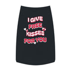 I Give Free Kisses Dog Tank Top featuring a I Give Free Kisses for You design, pet tank top