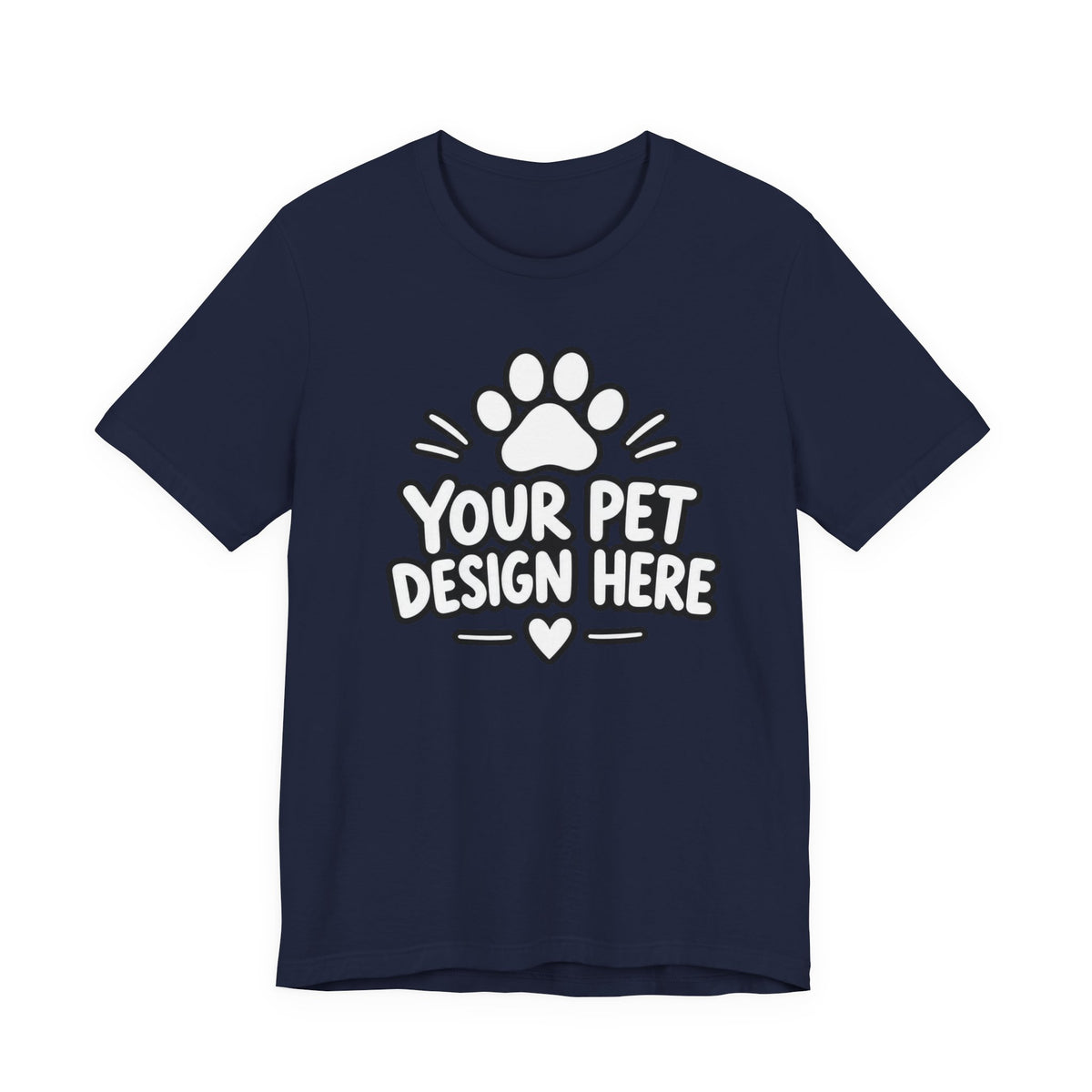 Custom Pet Caricature T-Shirt – Personalized Pet Portrait Tee