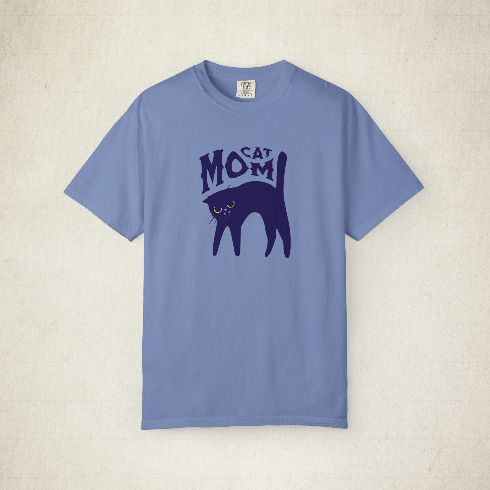 Cat Mom Garment-Dyed Women T-shirt