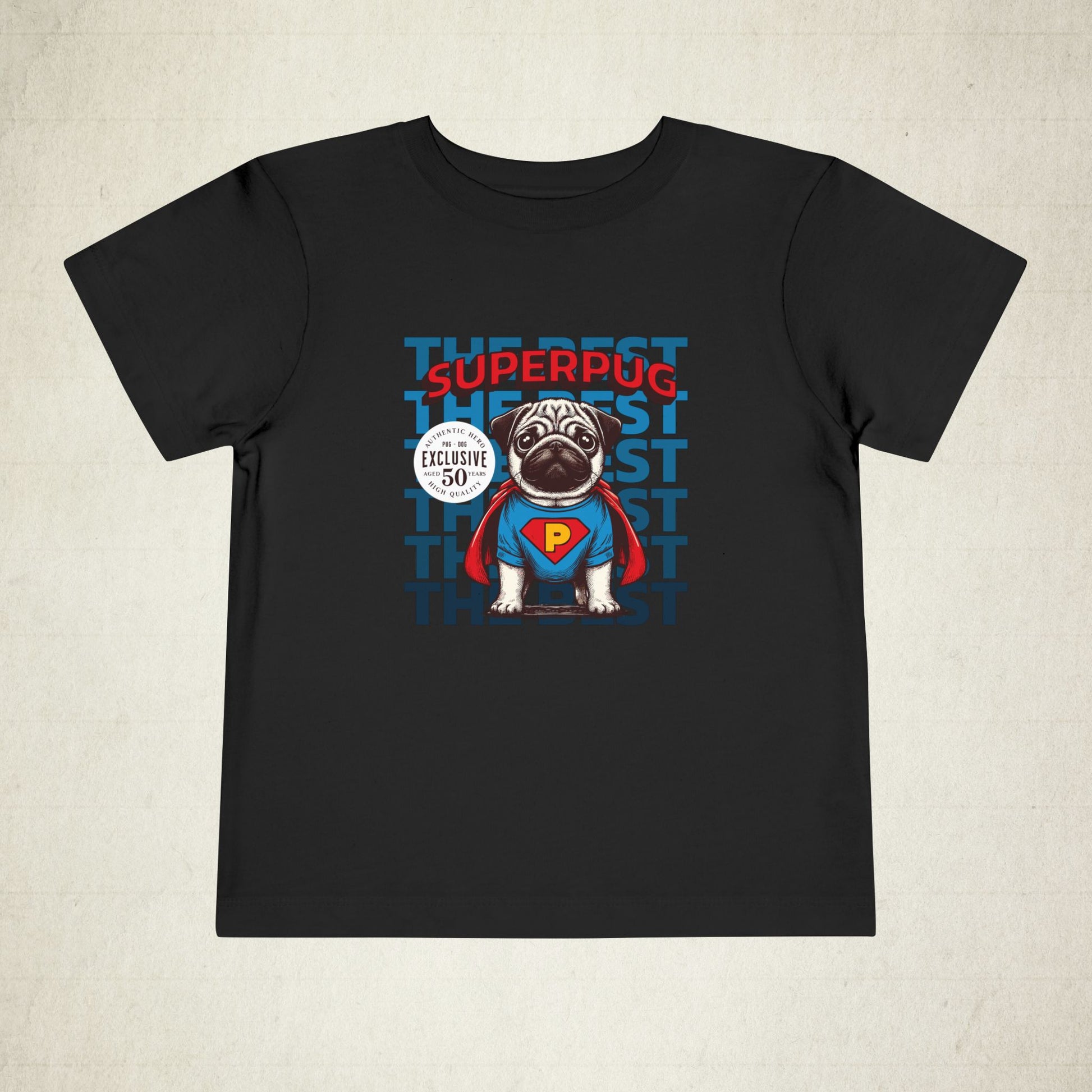 Super Pug Toddler Tee