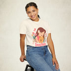 Dog Mom Floral Graphic Tee featuring a Dog Mom design, graphic tee