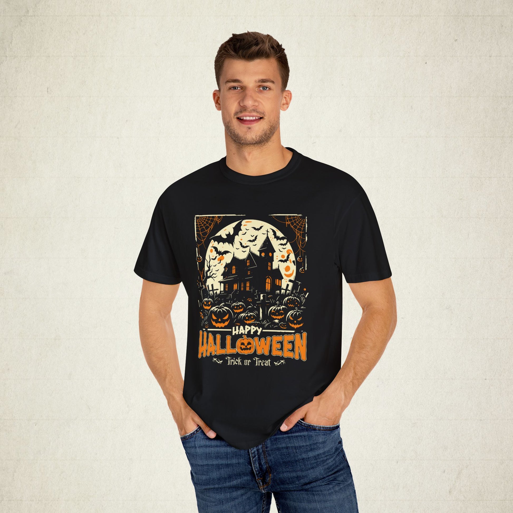 Happy Halloween White Unisex T-shirt