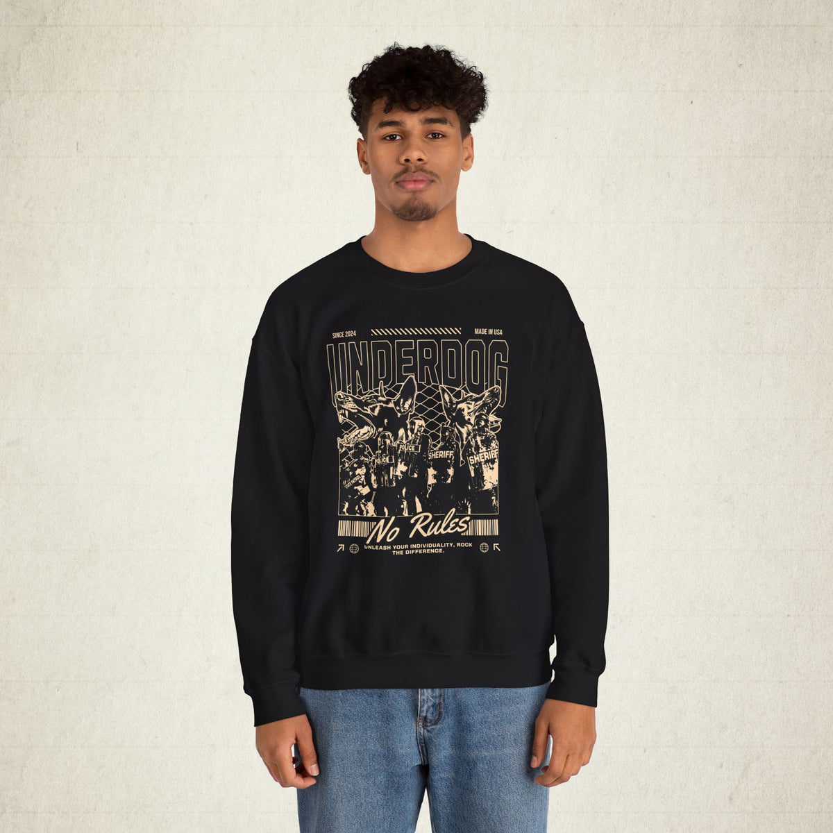 Underdog No Rules Crewneck Sweatshirt featuring a Underdog: No Rules design, crewneck sweatshirt