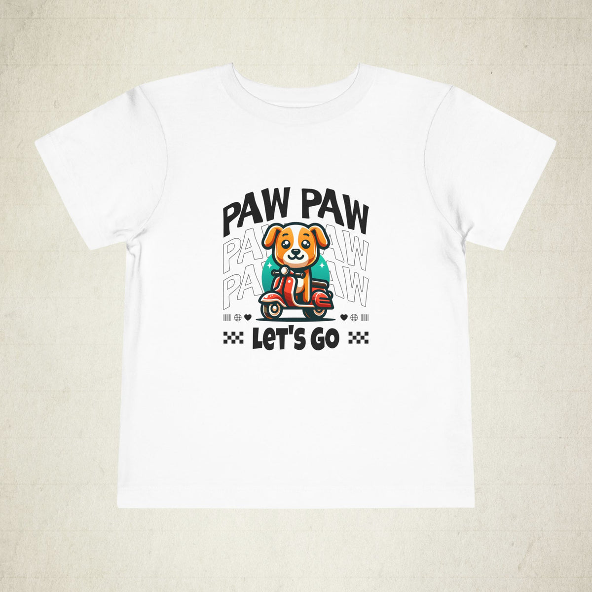 Paw Paw Let's Go Toddler Tee