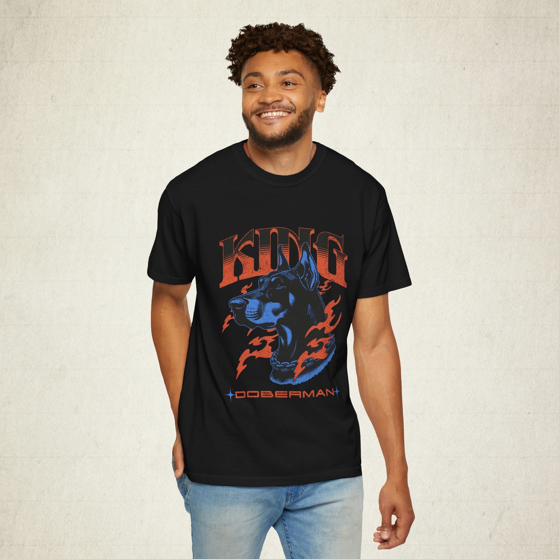King Doberman Graphic Men T-shirt