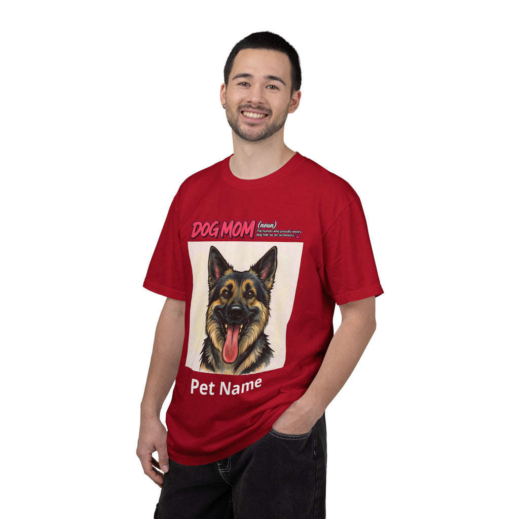 Custom Dog Dad Caricature T-Shirt | Personalized Pet Portrait Tee