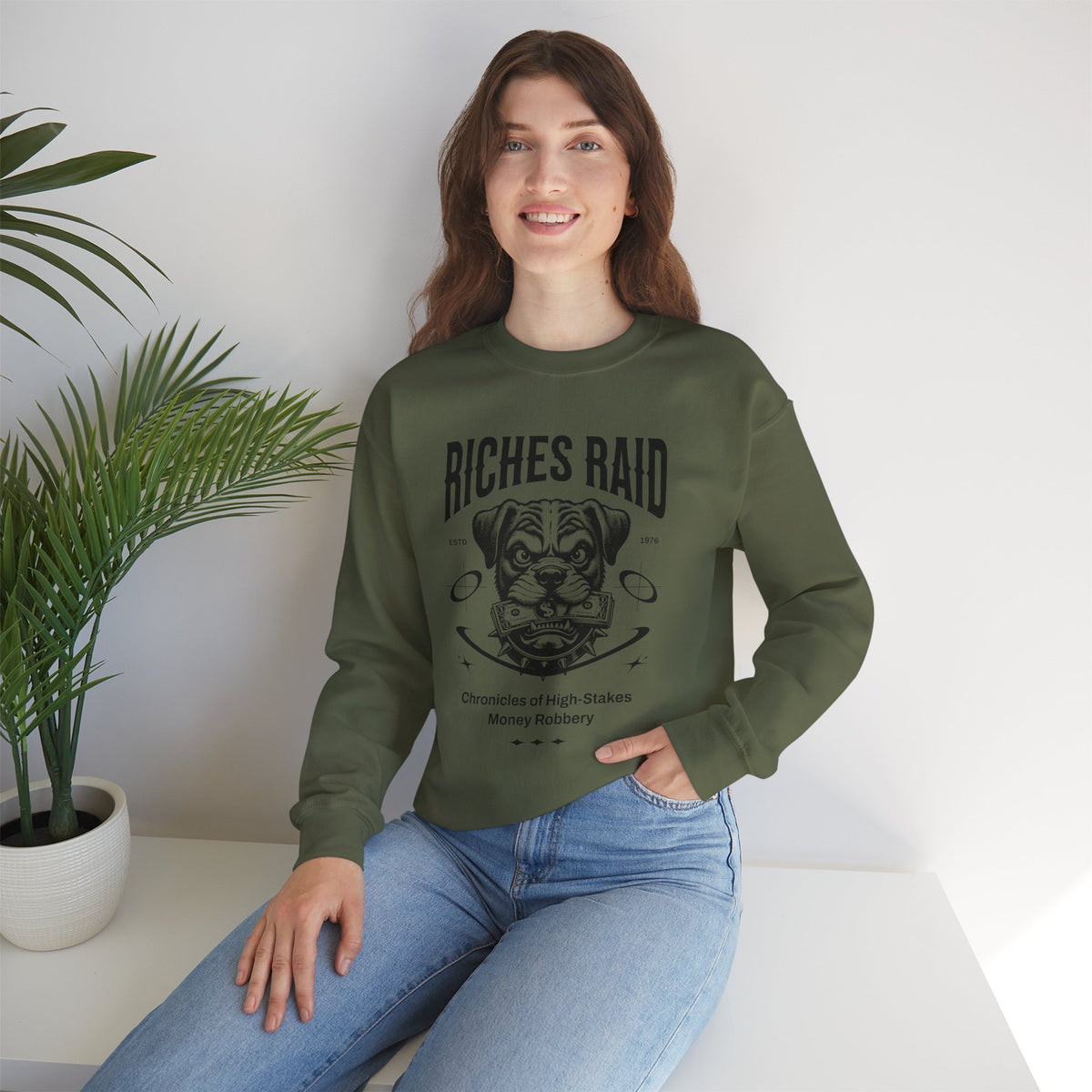 Riches Raid Crewneck Unisex Sweatshirt