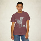 More Coffee Please Dog Lover Tee featuring a More Coffee Please design, graphic tee