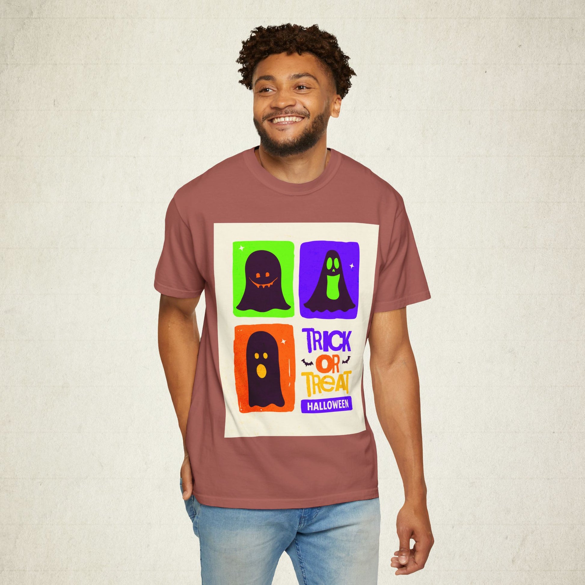 Trick or Treat Halloween Ghost Unisex T-Shirt