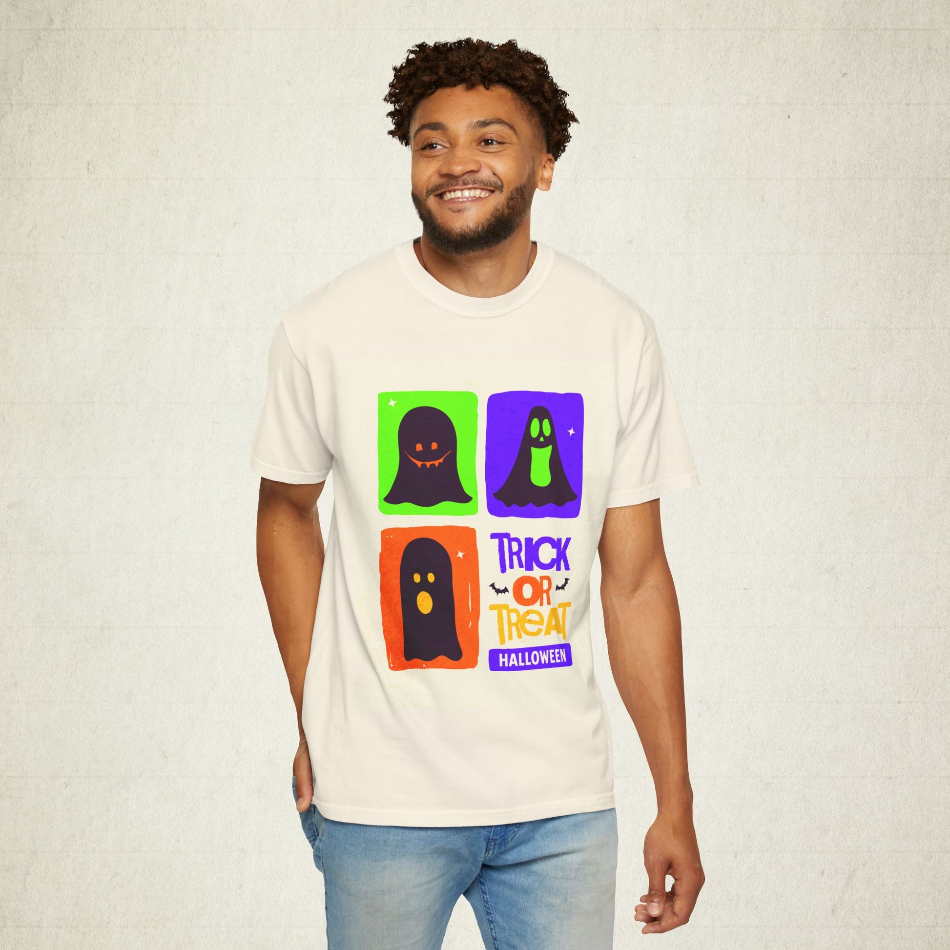 Trick or Treat Halloween Ghost Unisex T-Shirt