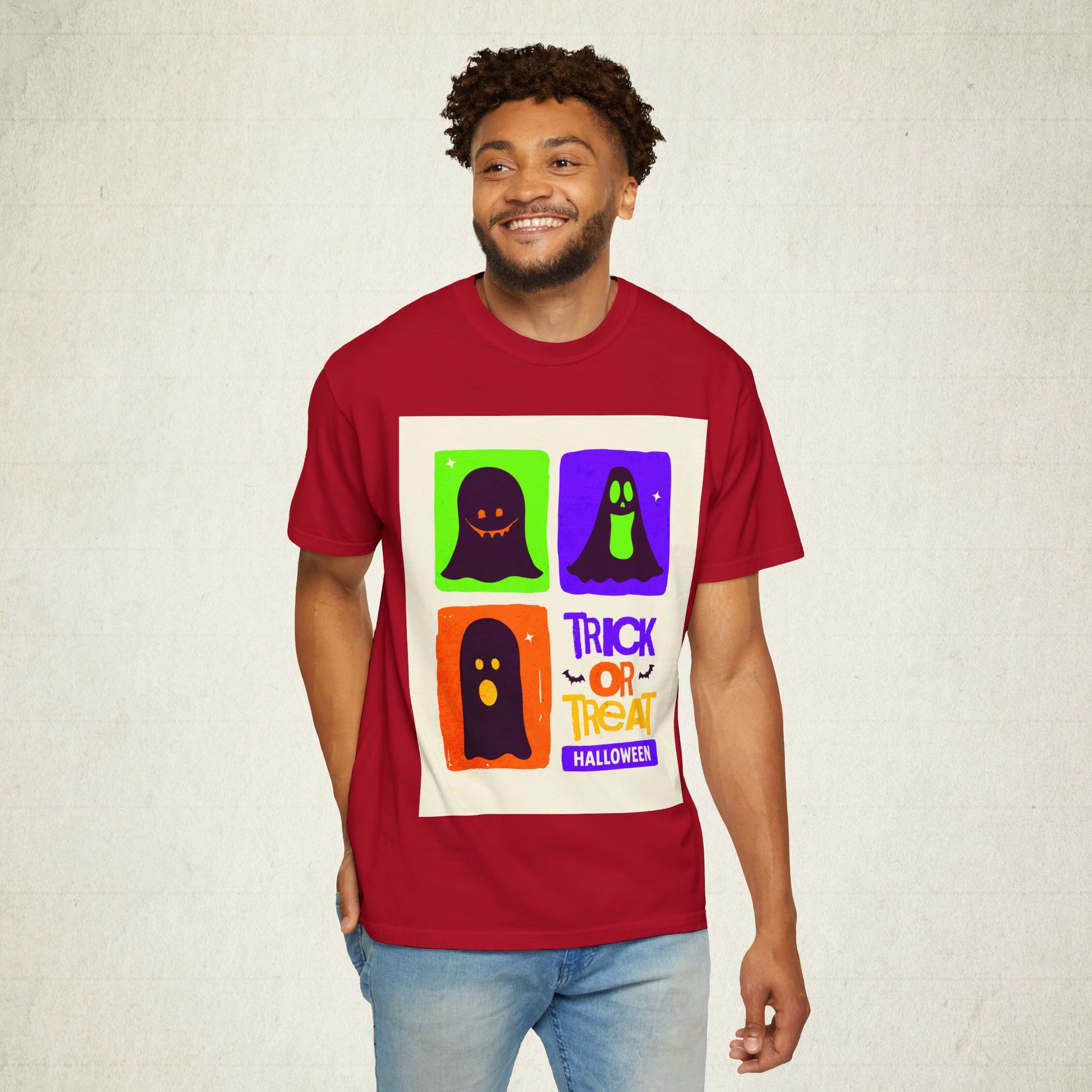 Trick or Treat Halloween Ghost Unisex T-Shirt