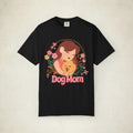Dog Mom Floral Graphic Tee featuring a Dog Mom design, graphic tee