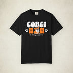 Corgi Mom Graphic Tee featuring a Corgi Mom design, graphic tee