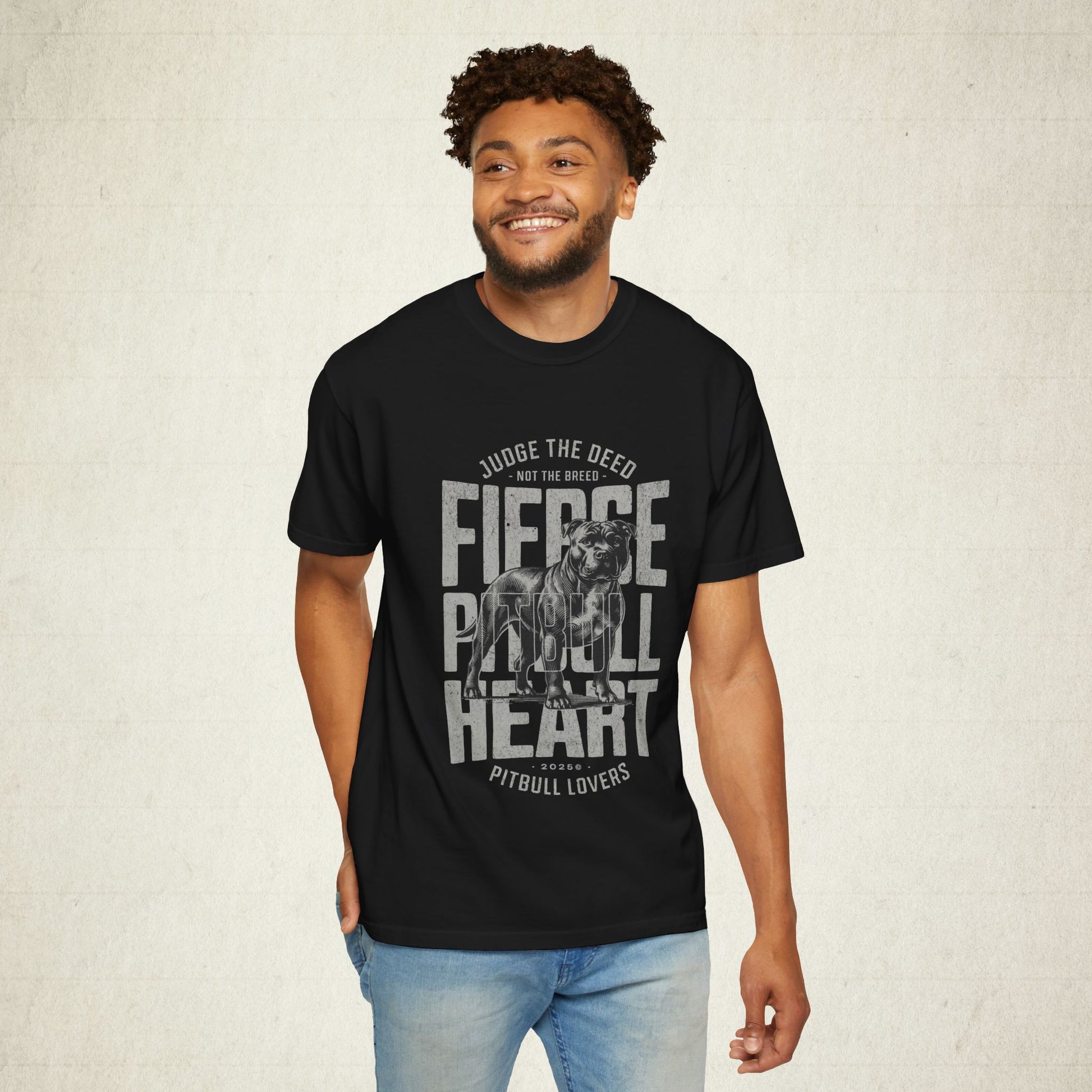 Fierce Pitbull Men T-Shirt