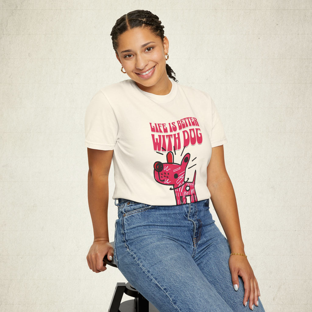 Life is Better With Dog Women T-Shirt