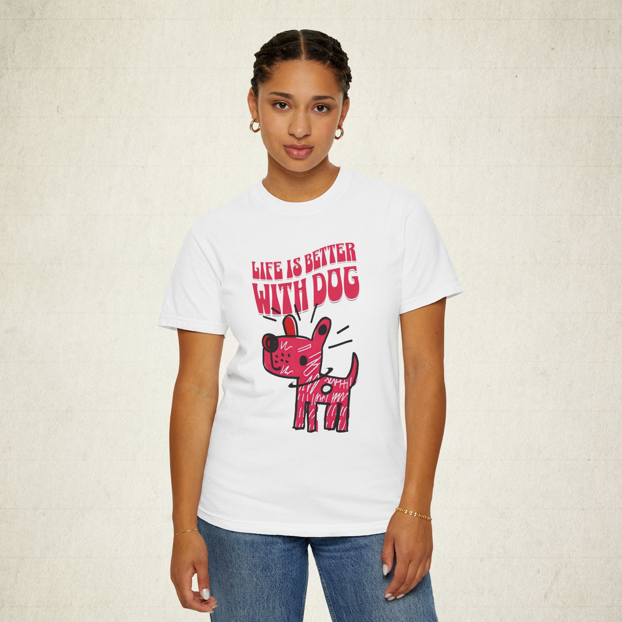 Life is Better With Dog Women T-Shirt