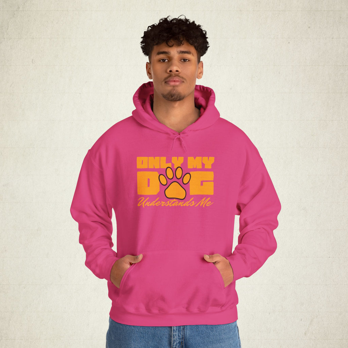 Only My Dog Understands Me Hoodie featuring a Only My Dog Understands Me design, pullover hoodie