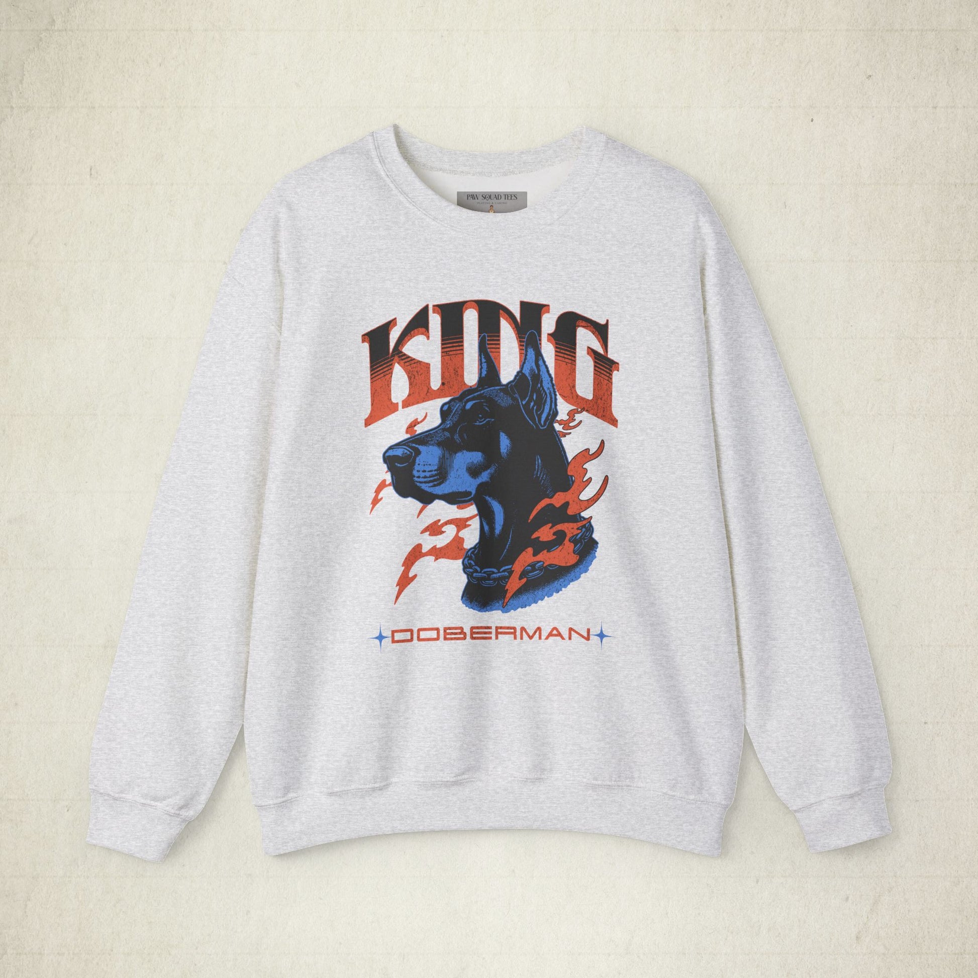 Bold Doberman King Unisex Sweatshirt