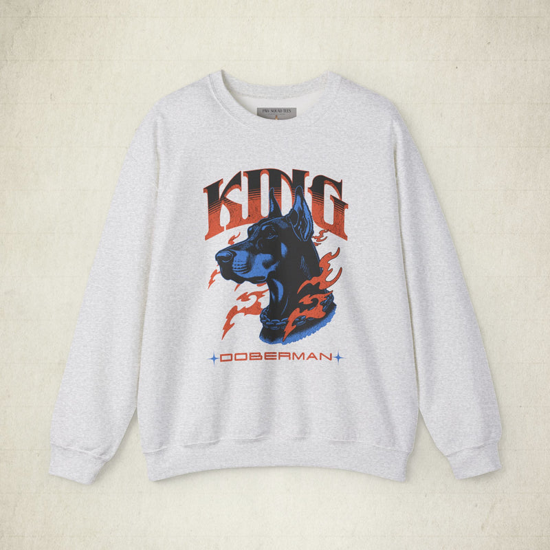Bold Doberman King Unisex Sweatshirt